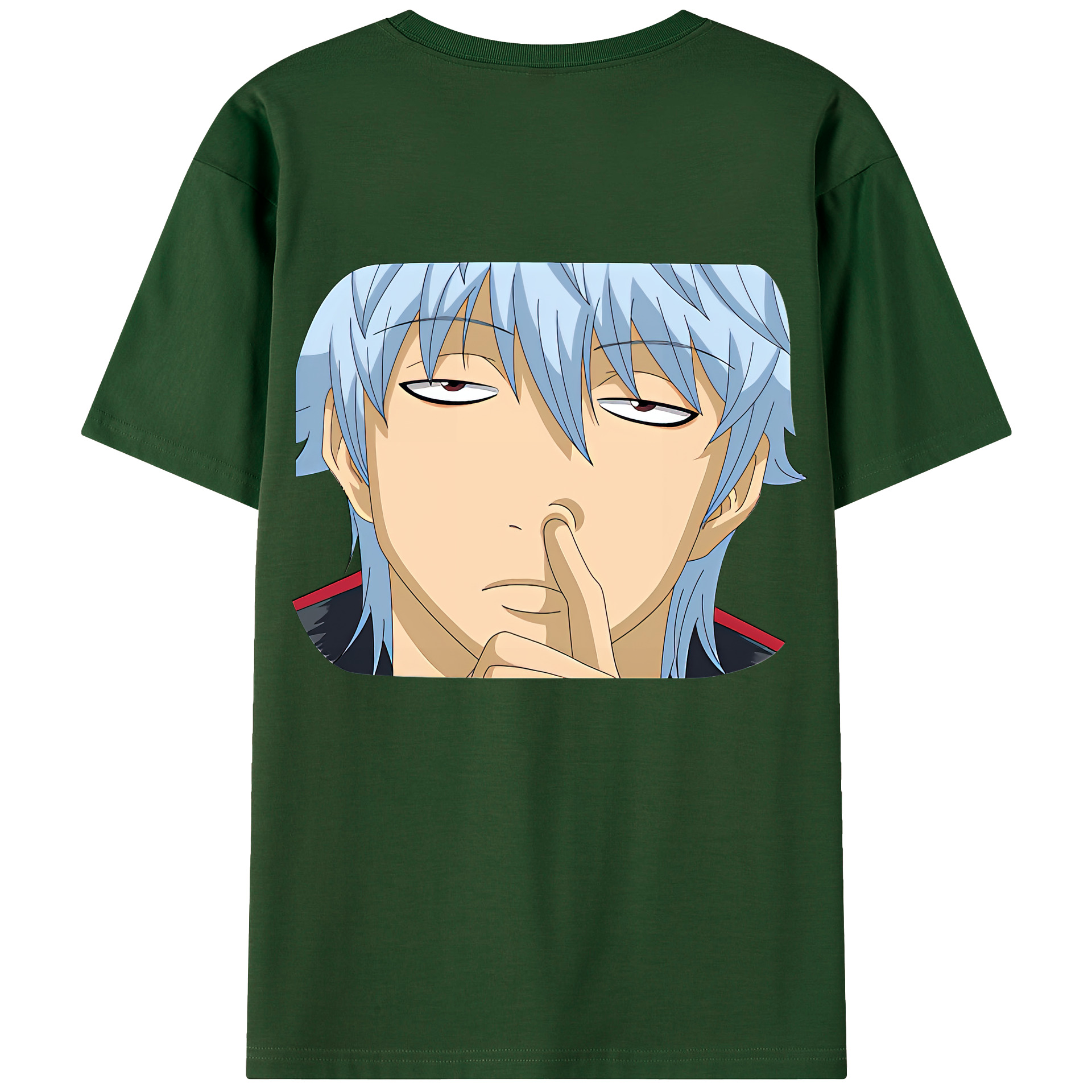 （画像用） ぎんたま 坂田銀時（さかたぎんとき） 神楽 志村新八（しむら しんぱち） GINTAMA Sakata Gintoki Kagura Shimura Shinpachi 綿100％半袖Tシャツ（背面プリント）